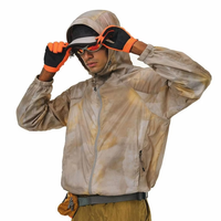 Veste de pluie de randonnée personnalisée, veste de course légère, veste de sport en nylon légère pour l'extérieur, protection solaire pour hommes