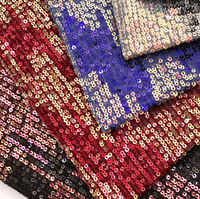 Broderie de sequins bicolore personnalisée de qualité supérieure pour les mariages printemps-été et la haute couture