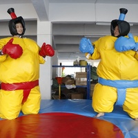 Combinaisons de lutte de sumo gonflables, jeux sportifs gonflables Gzfe - jeux sportifs gonflables - 109 pour adultes et enfants, haute qualité, 1,5 m de haut, une paire GZFE