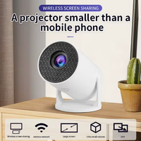 Projecteur portable M5 Hy300mini à succès, 500 lumens, double Wi-Fi, projection sans fil de téléphone portable