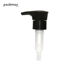 Pointed oval external lotion pump head — 28-tooth external spring pump head, shower gel & lotion pump, press pump head - Product Image 1