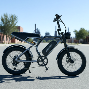 Nouveau design Vélo électrique à pneus larges 20x4.0 certifié KC, double suspension, moteur sans balais, écran intelligent, VTT électrique OEM - Product Image 5