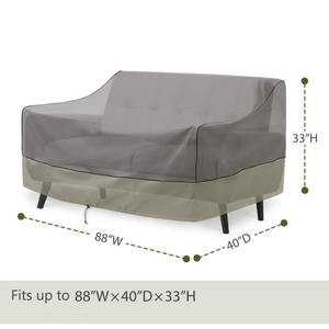 Waterproof and Dustproof 420D Oxford Cloth Double Sofa and <b>Chair</b> Cover Furniture Covers - Product Image 3