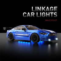 Coche de Carreras Eléctrico a Escala 1:16 con Control Remoto de 2.4G, Tracción en las Cuatro Ruedas, Luces de Derrape, Modelo de Juguete Deportivo