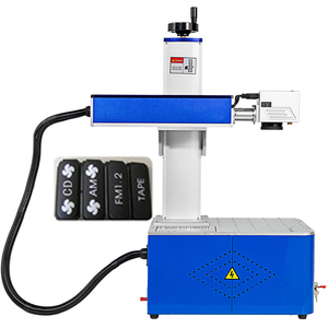 Vevor Sihao ตู้ขนาดเล็กสีขาวเครื่องแกะสลักไฟเบอร์เลเซอร์สำหรับ <span class=keywords><strong>airpods</strong></span>/ป้ายสุนัข/ดินสอ/ลูกบอลไฟเบอร์เครื่องทำเครื่องหมายเลเซอร์ - Product Image 6