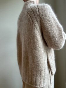 <span class=keywords><strong>Pull</strong></span> en <span class=keywords><strong>mohair</strong></span> pour femmes, fabrication sur mesure, tricoté, col montant, tricot épais, <span class=keywords><strong>pull</strong></span> en <span class=keywords><strong>mohair</strong></span> pour femmes - Product Image 3