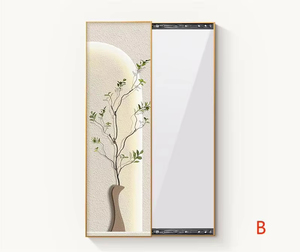 Fashion Design Japanese Decorative Painting <b>Mirror</b> <b>Wall</b>-Mounted Full-Body <b>Mirror</b> for Living Room - Product Image 2