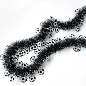 Guirnalda Decorativa con Temática de Fútbol, con Espirales Colgantes y Serpentinas Metálicas para Decoraciones de Cumpleaños, para Fanáticos del Fútbol - Product Image 5