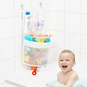 Penjualan laris kualitas baik penyimpanan mainan mandi jaring penyimpanan penyusun mainan mandi pemasok penyimpanan pengatur mainan gantung