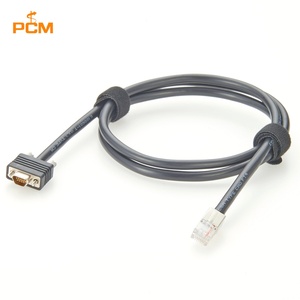 สายเคเบิลเซ็นเซอร์แบบอนุกรม Micro-D <span class=keywords><strong>DB9</strong></span> ถึง <span class=keywords><strong>RJ12</strong></span> 6P6C SPS ใช้แทนกันได้กับ EMC 038-003-085 038-003-623 สำหรับระบบจัดเก็บข้อมูล CX3 CX4 VNX Clarion - Product Image 1