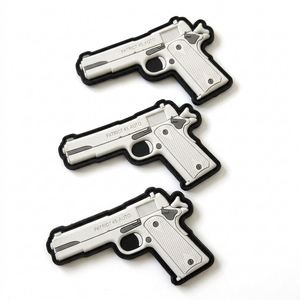Parches de PVC 3D Personalizados con Logotipo, Termoadhesivos, Brillantes en la Oscuridad, Parches de Goma - Product Image 1