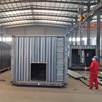 Solutions modulaires intégrées robustes pour le sablage abrasif et les systèmes d'époxy/polyuréthane conformes, montées sur chenilles et pour usage intensif