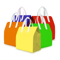 Grand Sac Isotherme Non Tissé Personnalisé avec Logo, Doublure en Feuille d'Aluminium Ripstop – Joli Sac Repas