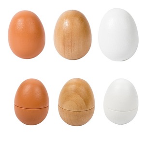 Bébé En Bois Simulation <span class=keywords><strong>Oeuf</strong></span> Canard <span class=keywords><strong>Oeuf</strong></span> Groupe 6 Oeufs En Boîte Enfants Jouant Maison Jouets Cognitifs - Product Image 5