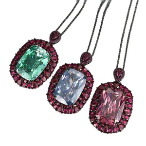 Collier pendentif en cuivre haut de gamme anti-ternissement et écologique avec pierre colorée pour femmes, idéal pour les festivals et les voyages - Product Image 2