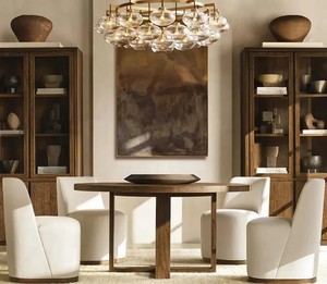 Sedia da Pranzo Moderna di Eccellente Qualità, Resistente, con Schienale Chiuso, in Legno Massello, per Hotel e Uso Domestico - Product Image 6