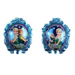 Globo de papel de aluminio de dibujos animados Elsa <span class=keywords><strong>Anna</strong></span> princesa nieve bebé globos para niños suministros de decoración de fiesta de cumpleaños - Product Image 2