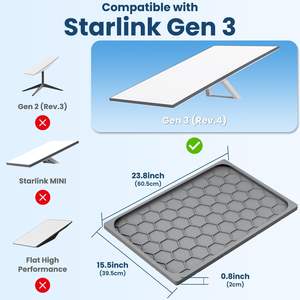 Convient pour la coque de protection Starlink Gen3, étui de protection, disque satellite extérieur, protection contre les chocs et les chutes - Product Image 2