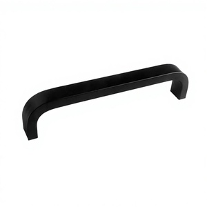 Eenvoudige moderne witte metalen handgrepen en knoppen voor kasten, laden, kledingkasten en kantoormeubilair - Product Image 1