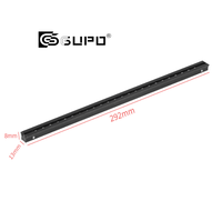 GUPO Mini Projecteur Linéaire sur Rail 24V 7W en Aluminium de Haute Qualité, Projecteur de Rail à Grille