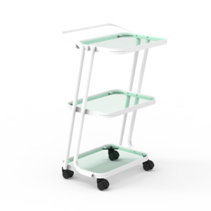 Nuevo carrito estético de vidrio de 3 niveles, muebles de salón de belleza de lujo negros, juego de muebles de salón moderno, dormitorio de plástico para adultos - Product Image 2