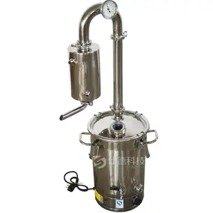 New low price 30L home alcohol commercial distiller plant extraction essential making machine Essential Oil Extraction Machine