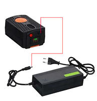 Brouette électrique TAYO EWD260, seau de 100L, moteur 350W, charge utile de 260kg, double roues, plateau en plastique, usage intensif pour la construction