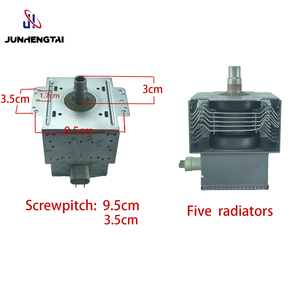 Magnétron de four à micro-ondes JHT 2M226 d'origine et démonté avec cinq radiateurs - Product Image 4
