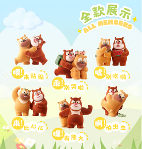 <span class=keywords><strong>Boonie</strong></span> <span class=keywords><strong>Bears</strong></span> Best US Series PVC Blind Box Ornements Non-Duplicate Cinnamoroll Personnages Cadeau de la fête des enseignants 6 pièces Extrémité entière - Product Image 2