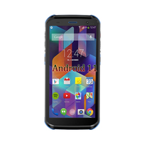 Bon marché 5.5 pouces plein écran PDA lecteur de codes-barres NFC lecteur Android PDA de poche avec imprimante pour la logistique et l'entrepôt