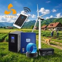 Système de générateur de vent vertical 10KW pour maison intelligente certifié CE tension de sortie 48V bon prix 15KW 20KW éoliennes