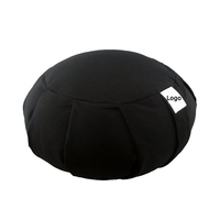 Housse de coussin de yoga personnalisable, écologique, portable, naturelle, confortable, pour méditation profonde, en tissu lavable