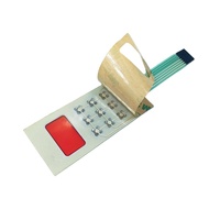 Teknologi Khusus Harga Terjangkau Peralatan Rumah Tangga Keypad Membran Overlay Grafis Struktur Tahan Air Bahan PET/PC Kubah Logam