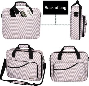 Free Sample 2025 Fashion Trolley Rolling Standard <b>Sewing</b> <b>Machine</b> and Accessory Carrying Case Tote <b>Bag</b> - Product Image 5
