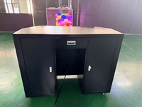 Écran LED pour DJ Booth, comptoir d'accueil, P2.5 P1.86 GOB, table portable, mur vidéo LED flexible pour festival de musique, bar
