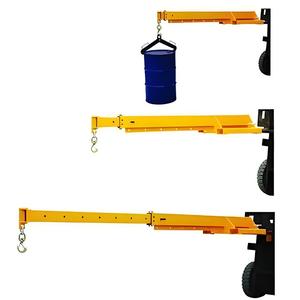 Depo malzemesi kaldırma için teleskopik forklift pergel kol ayarlanabilir çelik vinç bomu - Product Image 4