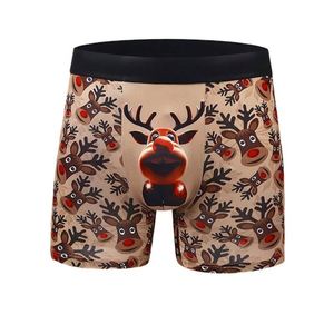 Boxers Confortables Mi-Longs pour Hommes et Jeunes, à Motif Dessin Animé 3D, à Devant Plat, Séchage Rapide et Élastiques, ODM - Product Image 1
