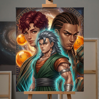 Stock más de 250 diseños 3D Lenticular Anime pinturas 30*40 cm 3D japonés Anime cambiando imágenes 3D Anime carteles para decoraciones