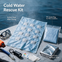 Couverture auto-chauffante de qualité supérieure, meilleure que les couvertures d'urgence en aluminium standard, 12 panneaux pour la randonnée, la hypothermie et les secours en extérieur