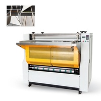 Machine de fabrication de boîtes rigides rainurées en V et en U semi-automatique de haute précision pour carton machine à encocher