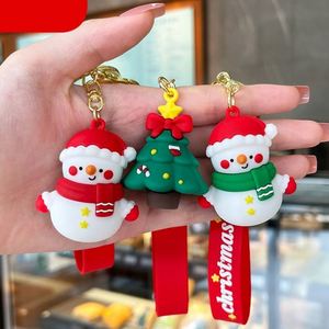 Llaveros de Muñeco de Nieve Navideño de Dibujos Animados, Bonitos y Económicos, al por Mayor, con MOQ Bajo, para Colgar en el Coche, en la Bolsa, como Accesorios y Pequeños Regalos - Product Image 3