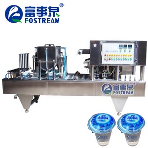 Factory Price 2 4 6 8 Lines Automatic Plastic Cup Drinking Mineral Water Filling and Sealing Machine