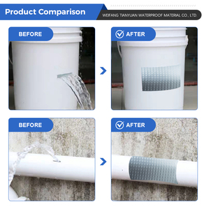 Cinta Selladora de <span class=keywords><strong>Butilo</strong></span> Autoadhesiva de Aluminio, Resistente a los Rayos UV, Antienvejecimiento, Fuerte Adhesión, para Techos Metálicos - Product Image 5