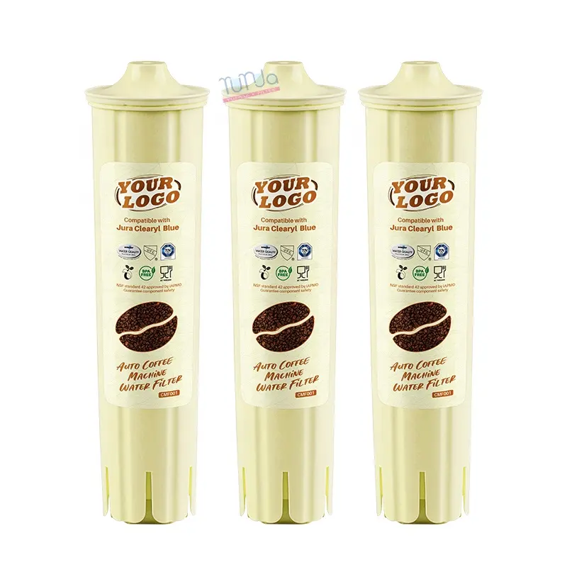 Filter air murni/YUNDA yang dapat terdegradasi untuk Jura Claris kartrid Filter biru untuk mesin kopi otomatis Jura GIGA IMPRESSA