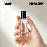 Atomiseur de parfum en verre transparent à fond épais de 10 ml et 15 ml, mini flacon de voyage rechargeable, vaporisateur à baïonnette pour échantillons