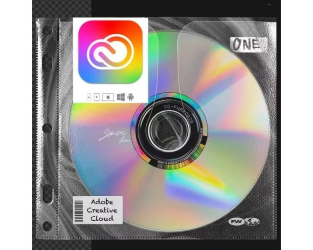 Activate Personal Account 1 year Adobes Creative Cloud 2026 All Apps PC/Macc 2devices DVD CD