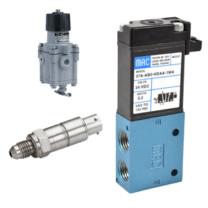 Solenoides à trois voies série 200 | Précision de réponse de 0,15 ms | Durée de vie de 100 millions de cycles | Sceau en céramique | IP67 Série 200 MAC Série 200 I - Product Image 1