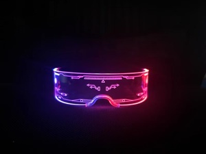 Gafas Luminosas LED de PVC Suave y Duradero con Pilas para <span class=keywords><strong>Halloween</strong></span>, Año Nuevo y Navidad, Precio de Fábrica, Gran Venta - Product Image 4