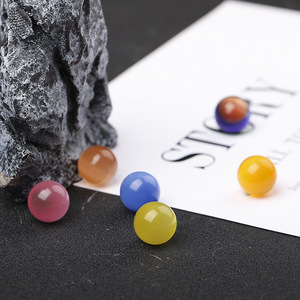 All'ingrosso una varietà di palline rotonde colorate occhi di gatto senza fori <span class=keywords><strong>pietre</strong></span> originali per l'arredamento della casa o <span class=keywords><strong>le</strong></span> caratteristiche del giardino - Product Image 4