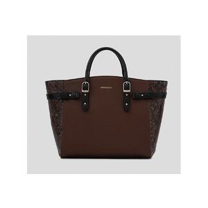 Bolso Tote de Cuero Genuino 100% con Acabado Liso para Mujer, que Ofrece una Sensación Premium y un Transporte Seguro al Hombro - Product Image 2